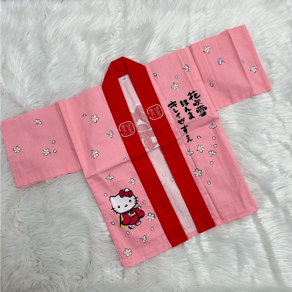 Hello Kitty Girls Japanese Happi Coat Size 2 - NWOT
